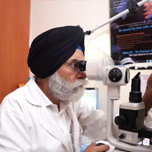 Patient consultation Brar Eye Hospital