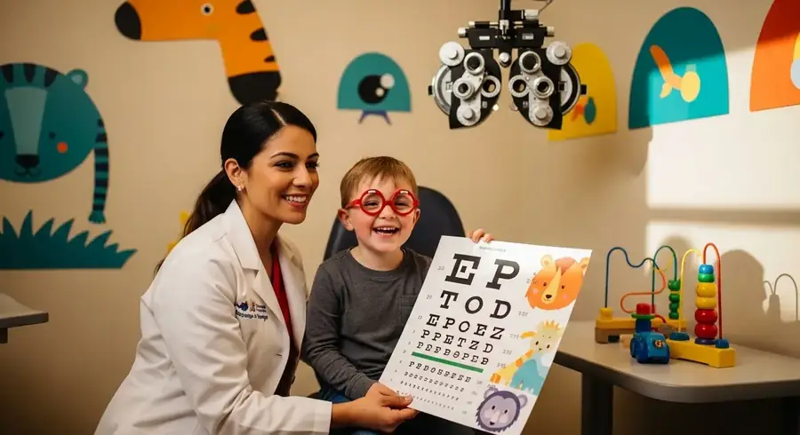Paediatric eye care for children