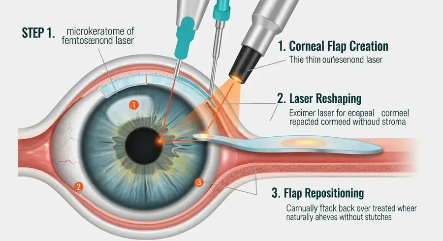 LASIK surgery procedure
