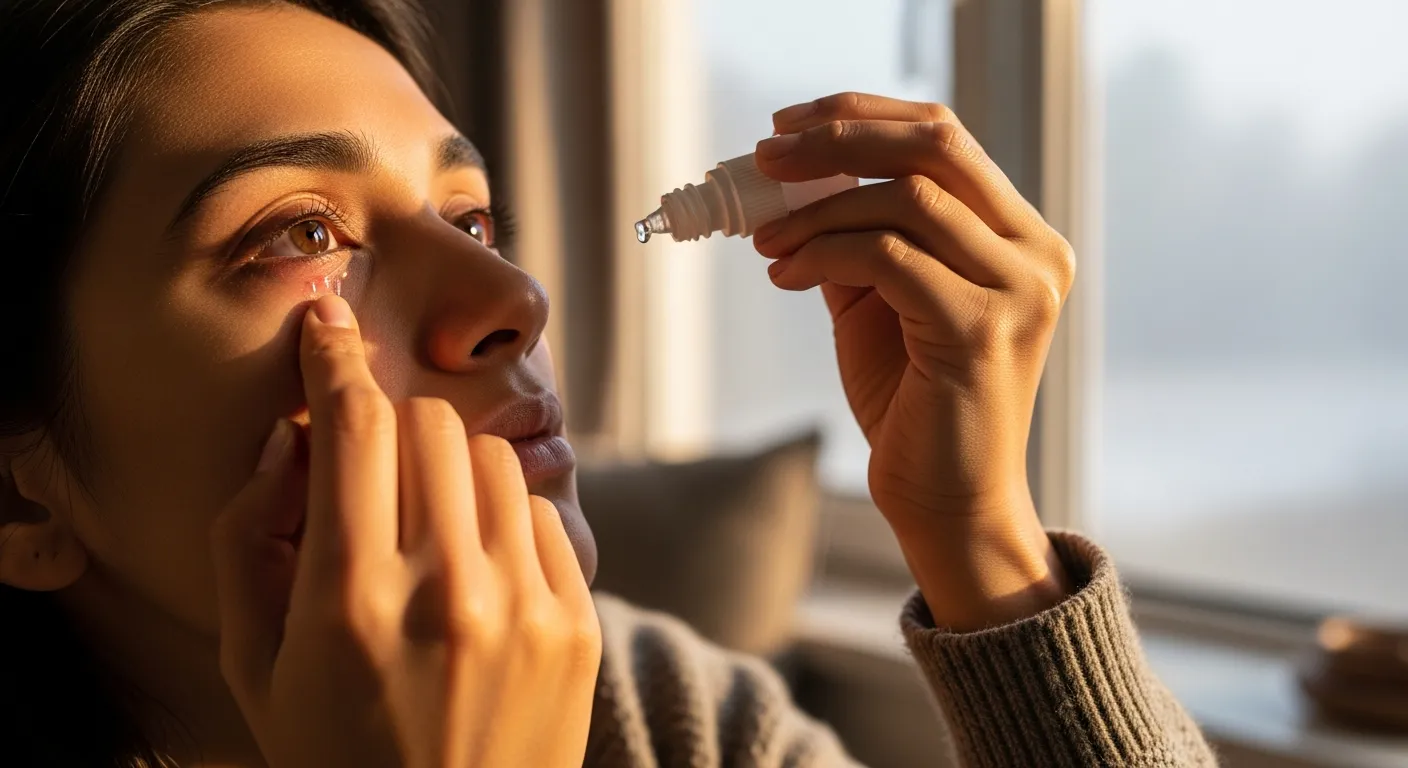 Winter Dry Eye Syndrome — Why Your Eyes Burn in Cold Weather