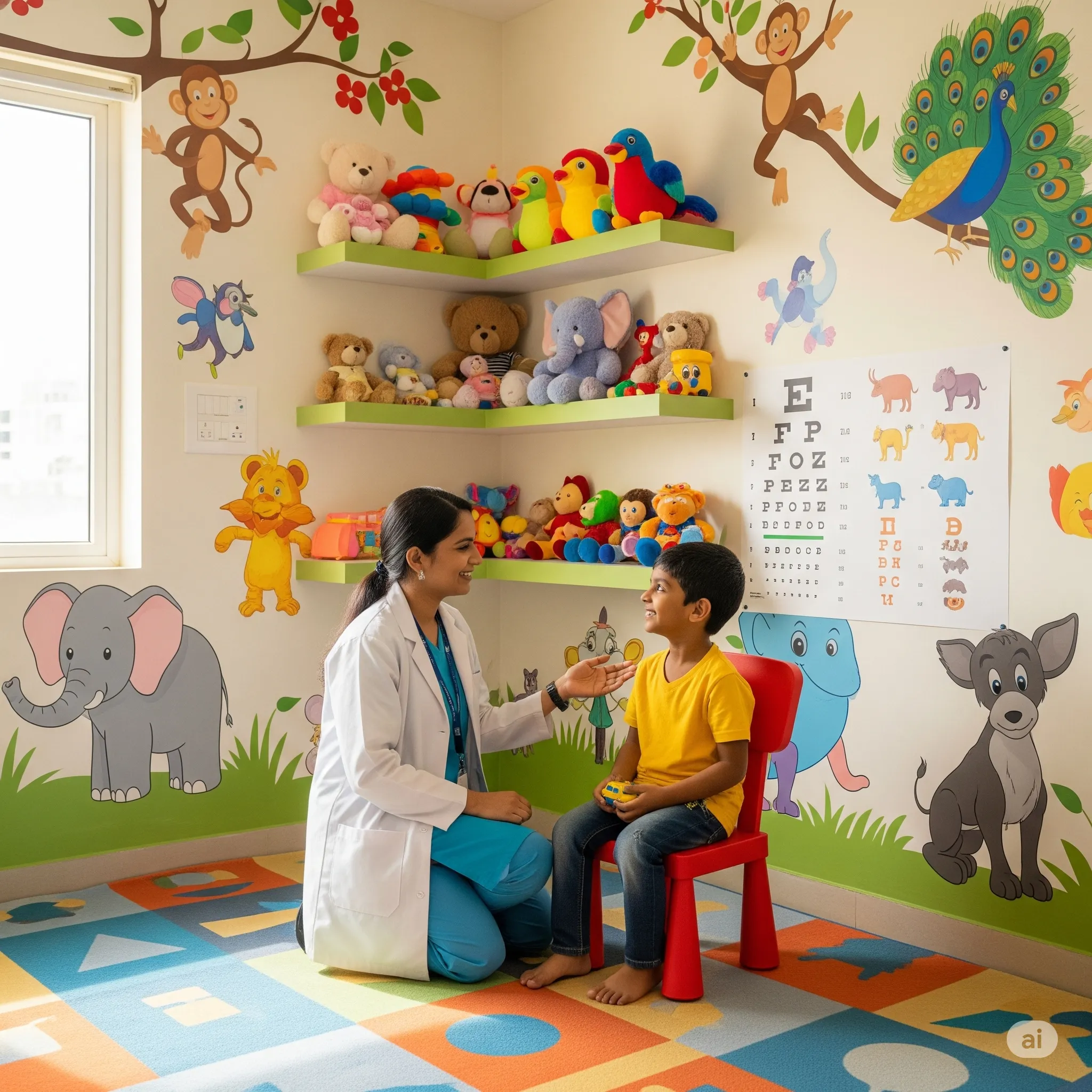 Child-Friendly Eye Care Environment